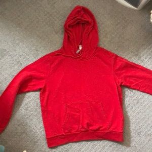 Basic Unisex Red Hoodie